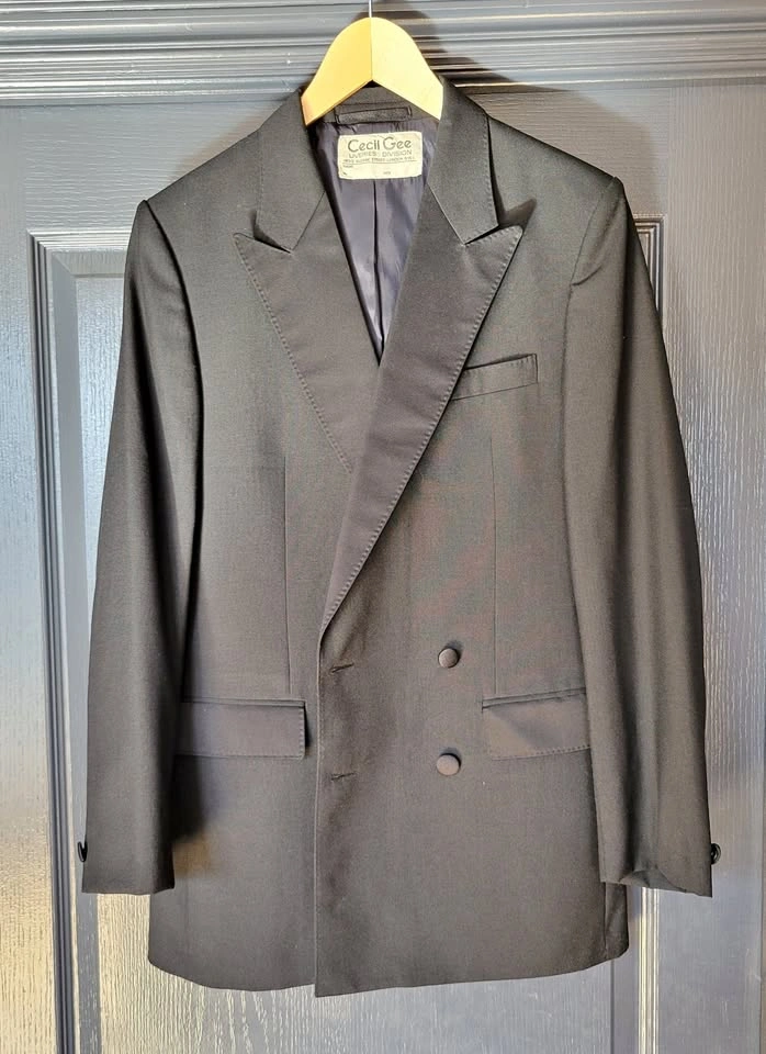 Vintage Cecil Gee 90's Tuxedo Jacket Blazer Mens 36"/38"