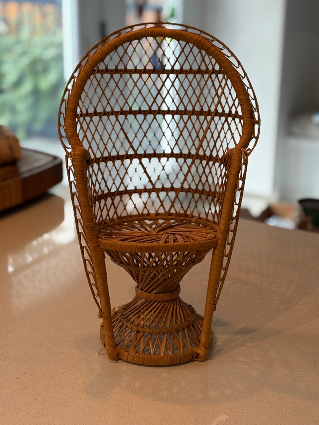 Miniature Peacock Chair