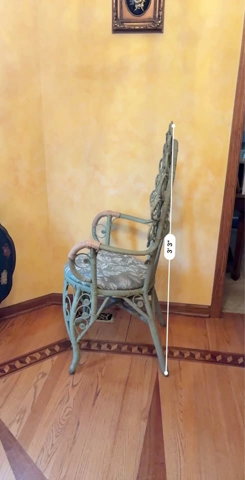 Peacock wicker chair - photo 3