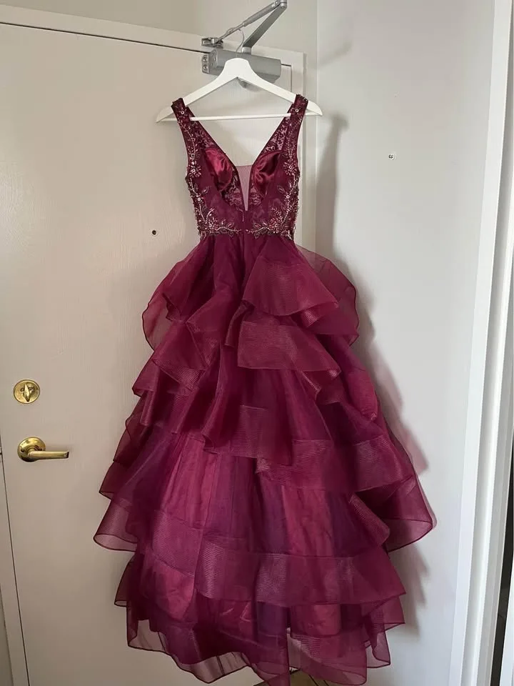 Hand-Embroidered Prom Dress image indicator(2)