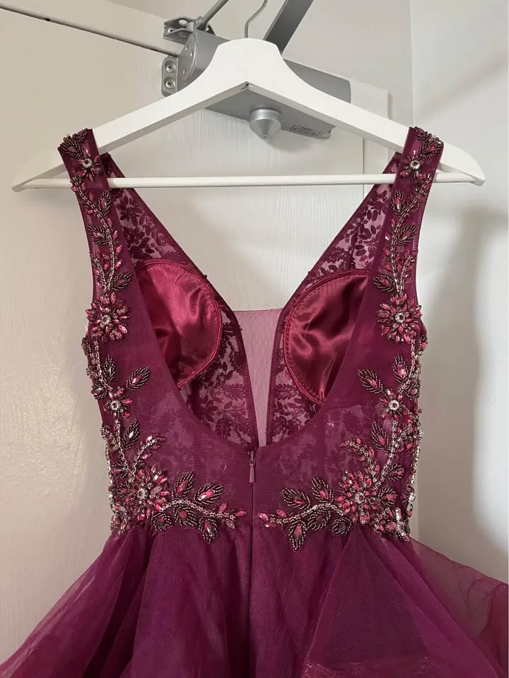 Hand-Embroidered Prom Dress image indicator(3)