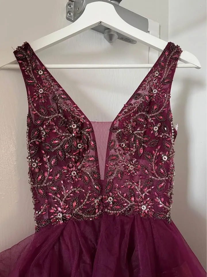 Hand-Embroidered Prom Dress image indicator(4)