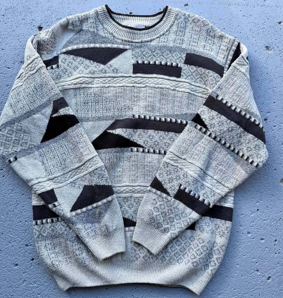 Vintage Coogi Style Sweater- Size Medium