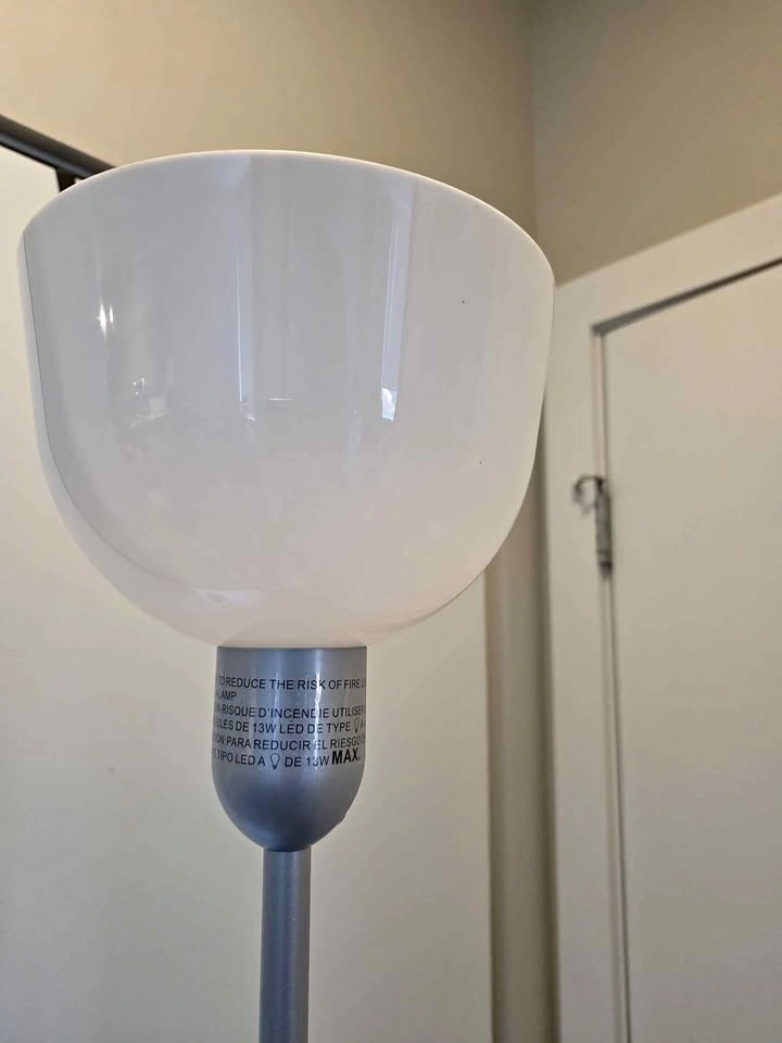 IKEA HEKTOGRAM Floor Lamp with Reading Light – Working