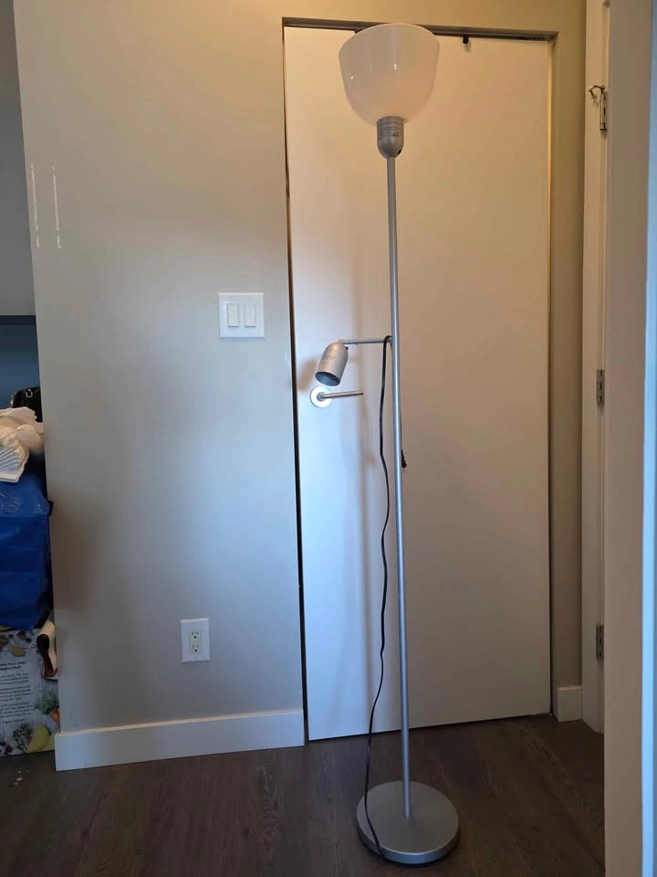 IKEA HEKTOGRAM Floor Lamp with Reading Light – Working - photo 2