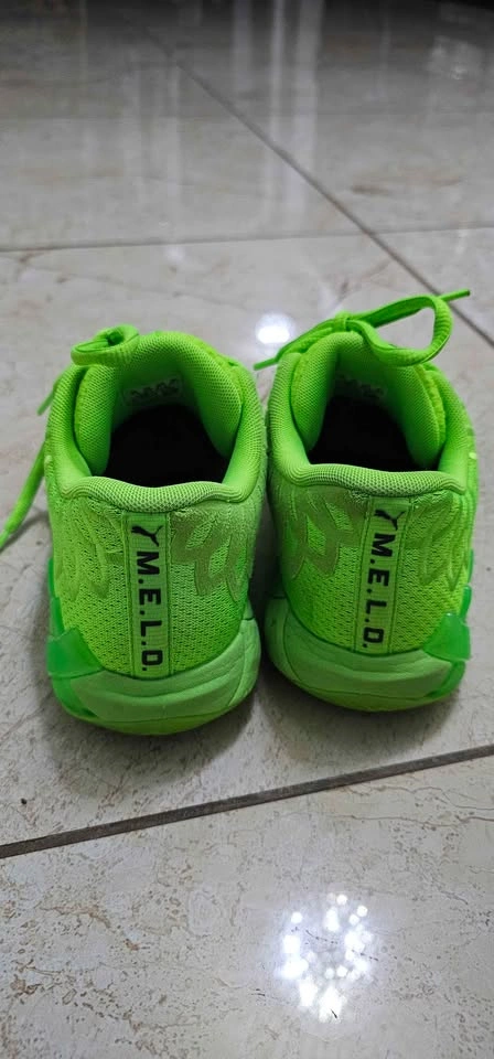 PUMA LaMelo Ball MB.01 Lo Green Gecko Basketball Shoes –Size 5.5 - photo 2