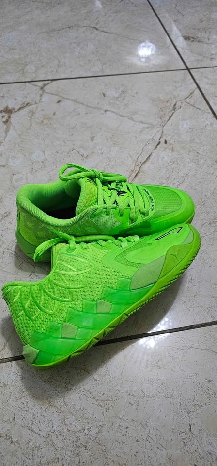 PUMA LaMelo Ball MB.01 Lo Green Gecko Basketball Shoes –Size 5.5 - photo 4