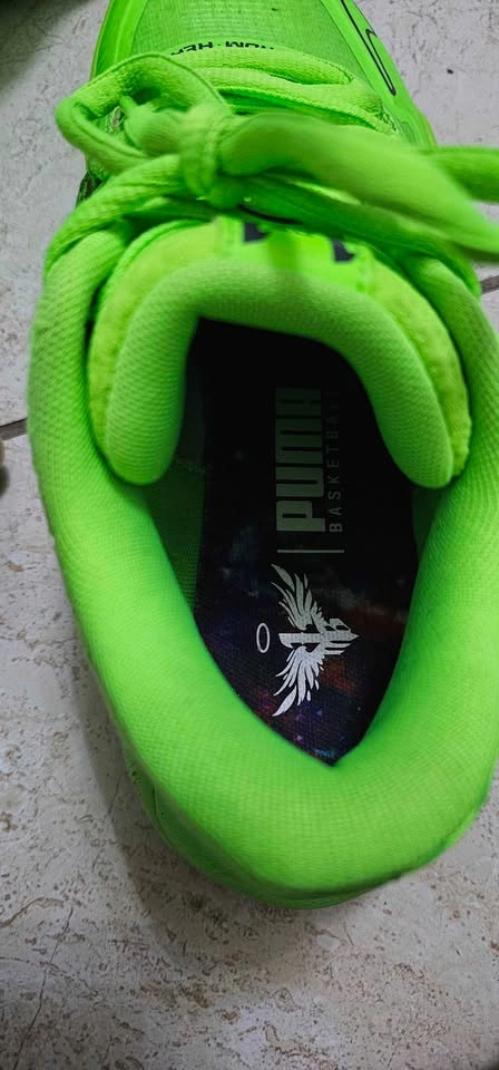 PUMA LaMelo Ball MB.01 Lo Green Gecko Basketball Shoes –Size 5.5 - photo 5