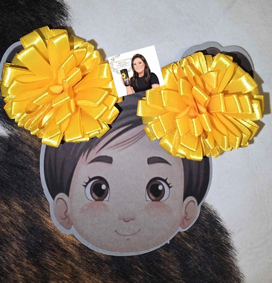 Hair bows for girls - photo 5