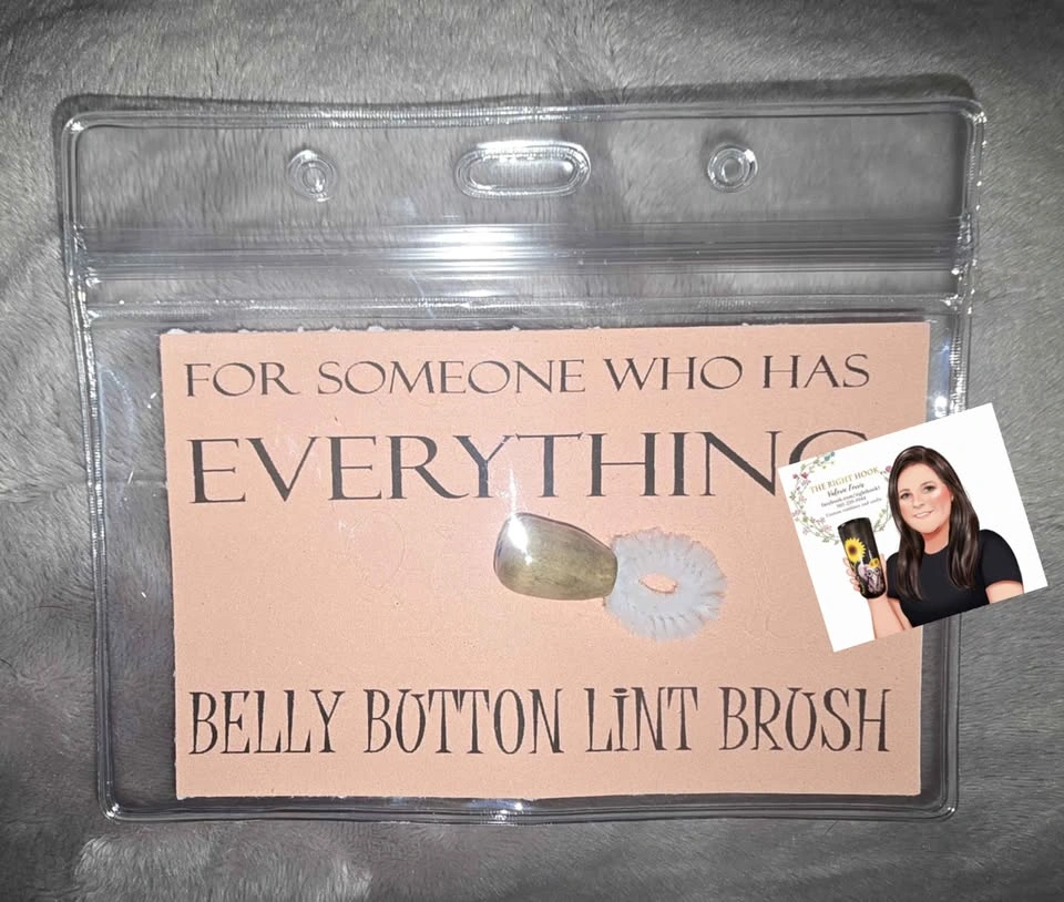 Gag gift belly button cleaner
