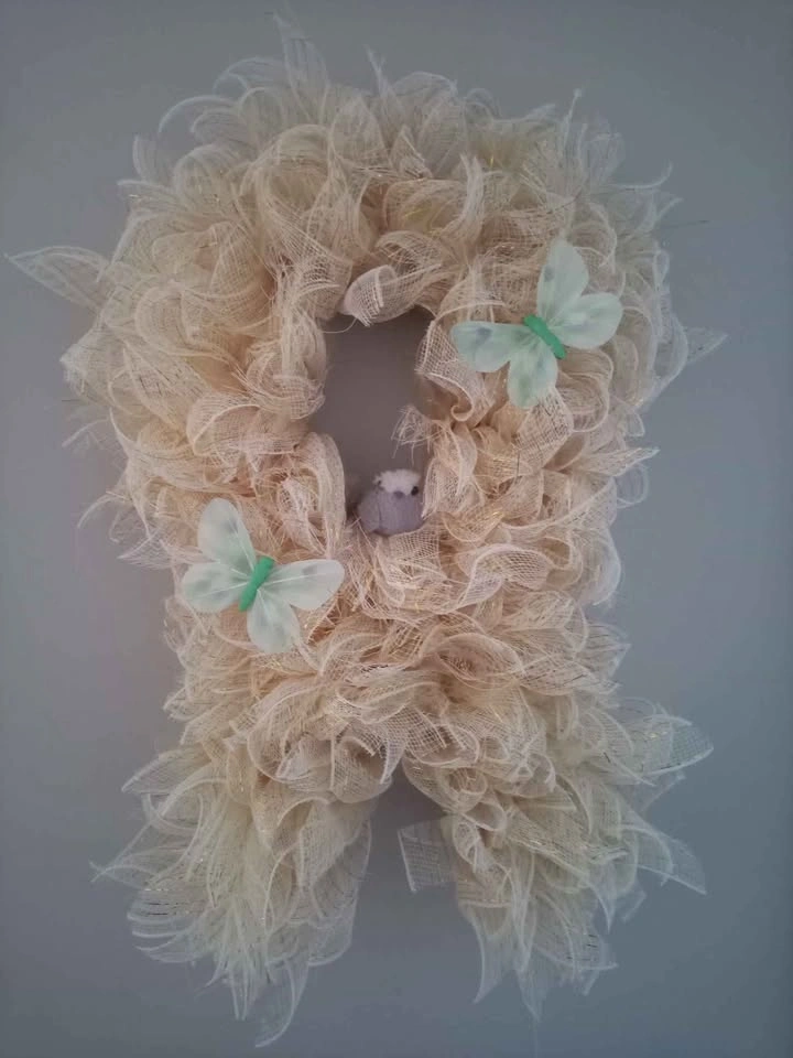 Childhood Cancer Awareness Ribbon Wreath - photo 2
