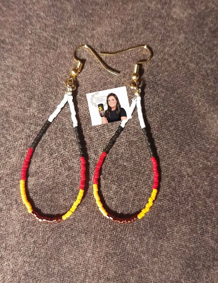 Miyuki beads beaded earrings