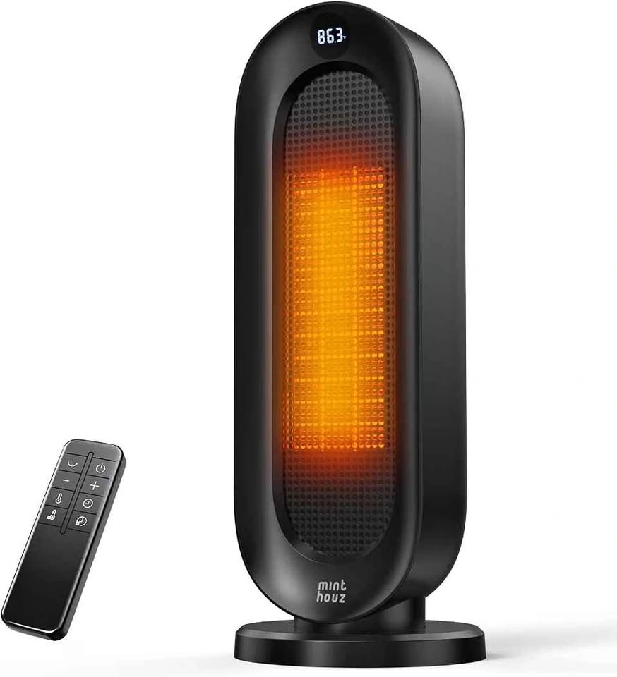 1500W Ceramic Space Heater – Remote – Oscillating – Thermostat