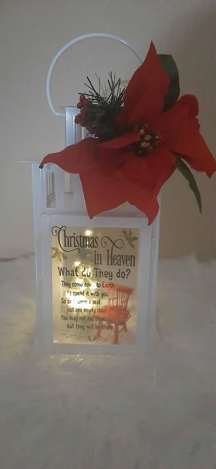 Christmas in Heaven lantern