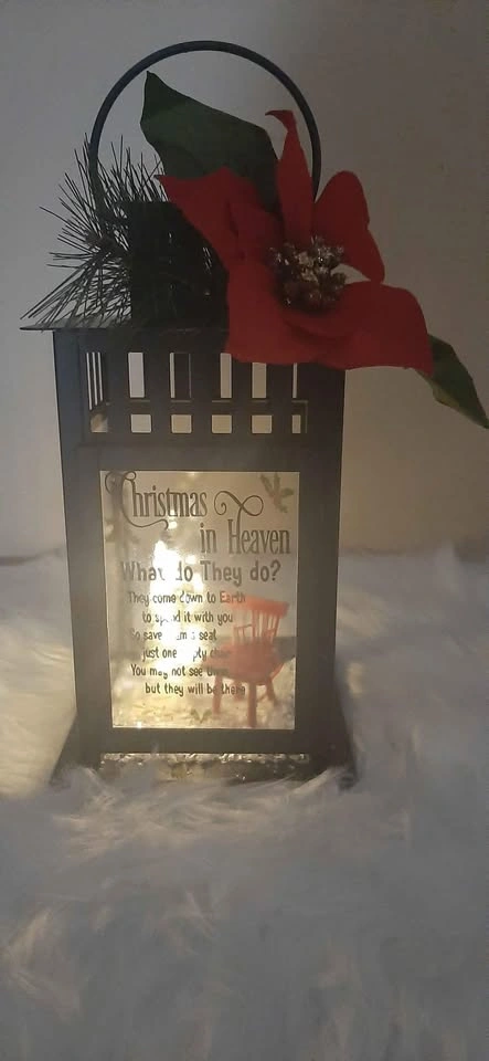 Christmas in Heaven lantern