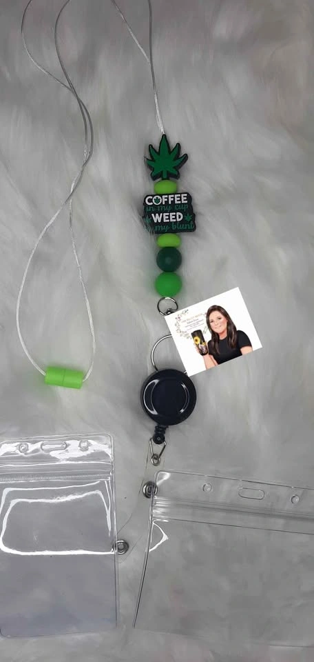 Lanyards with badge reels and clear I.D. card holders - photo 2