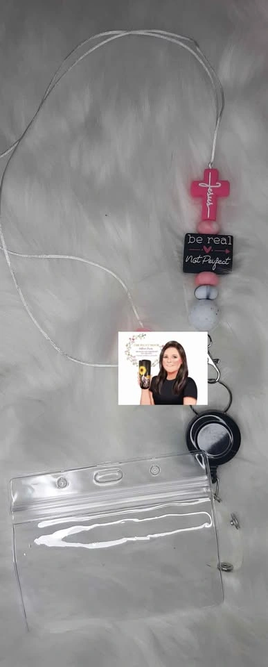 Lanyards with badge reels and clear I.D. card holders - photo 3
