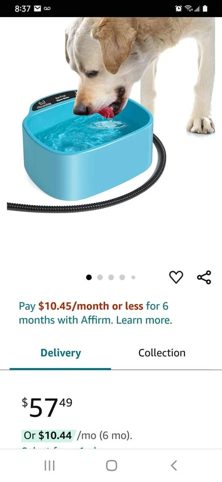 Heated dog bowl - photo 2