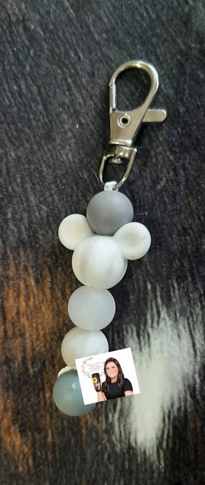 Silicone beaded Zipper pulls - photo 2
