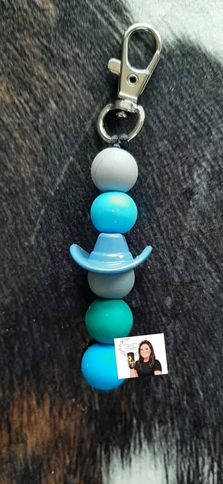 Silicone beaded Zipper pulls - photo 5