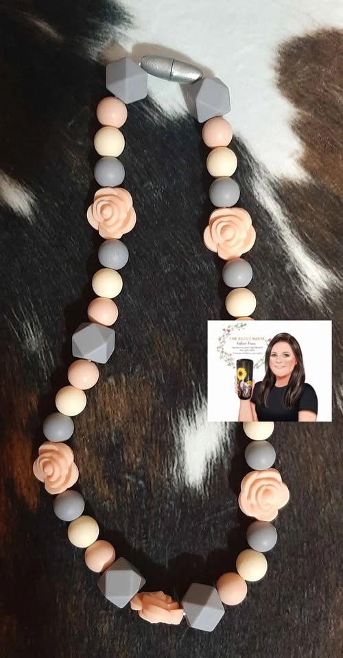 Pacifier clip/teether toy clip/ teether necklaces - photo 4