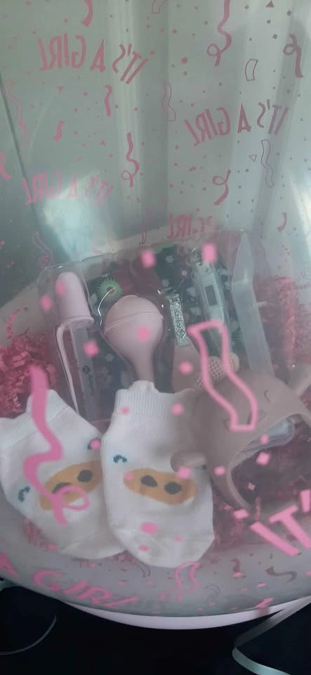 It's A Girl Balloon - photo 2
