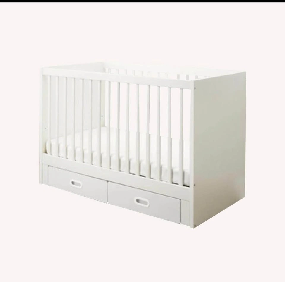 TWINS IKEA STUVA Convertible Crib / Toddler Bed with Drawers - photo 2