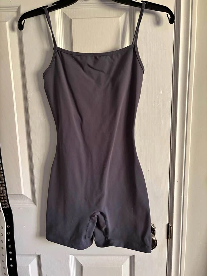 XS Garage Grey Low Back Bodysuit