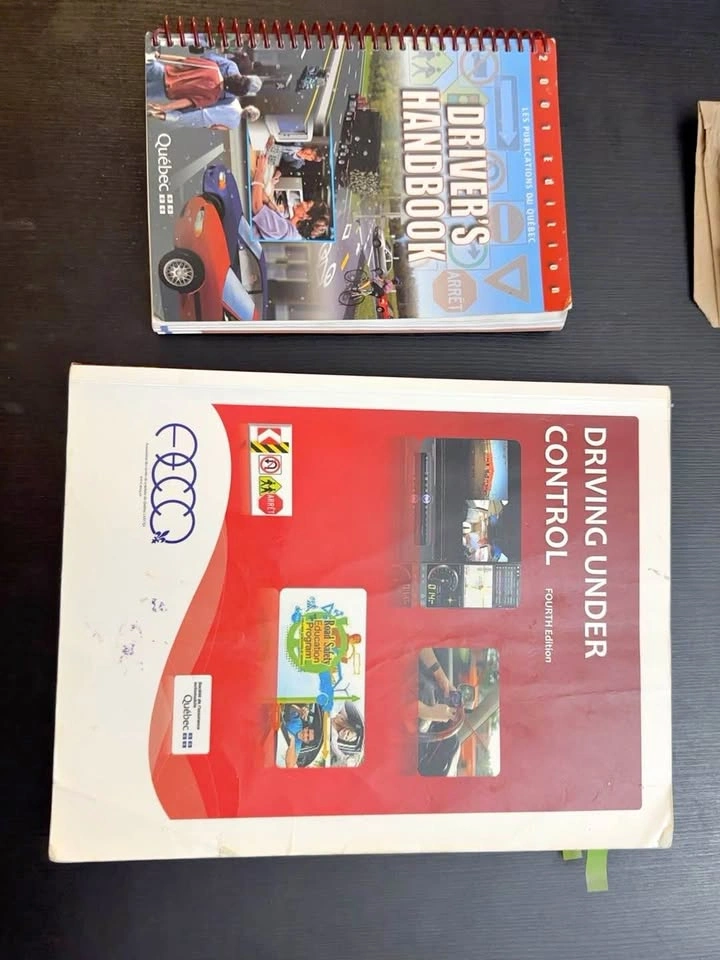 Quebec Driver's Handbook and Driving Under Control Books