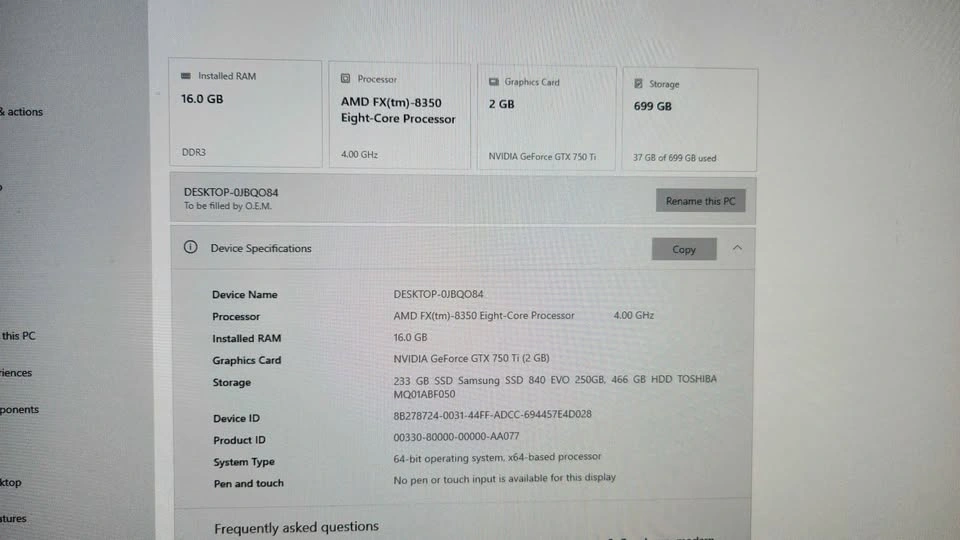 Budget Gaming PC – FX-8350, GTX 750 Ti, 16GB RAM, SSD, Wi-Fi - photo 2