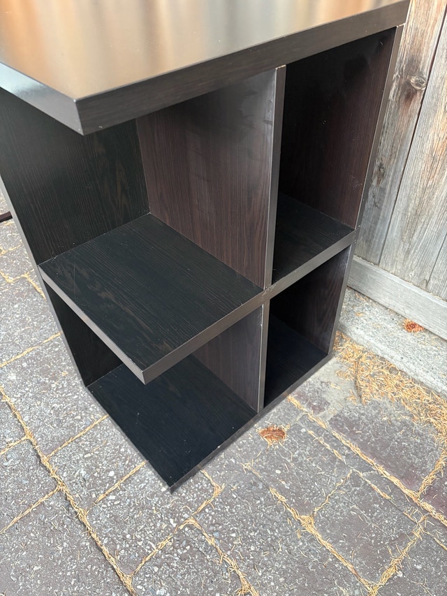IKEA Black Desk with Storage - photo 5