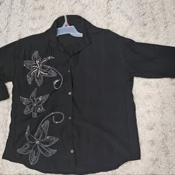 Embellished Blouse - Black