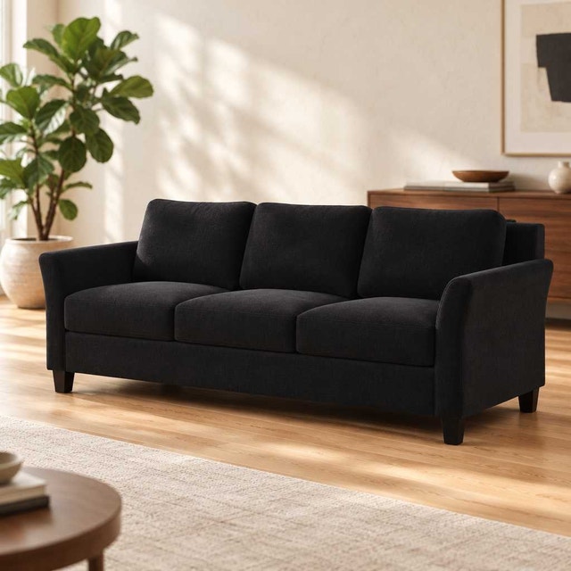 Zipcode Design Ibiza 80.3 inch Curved Arm Sofa