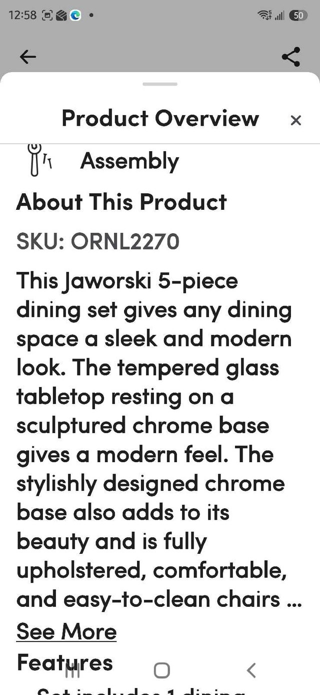 Glass Dining Table with White Chair - photo 4