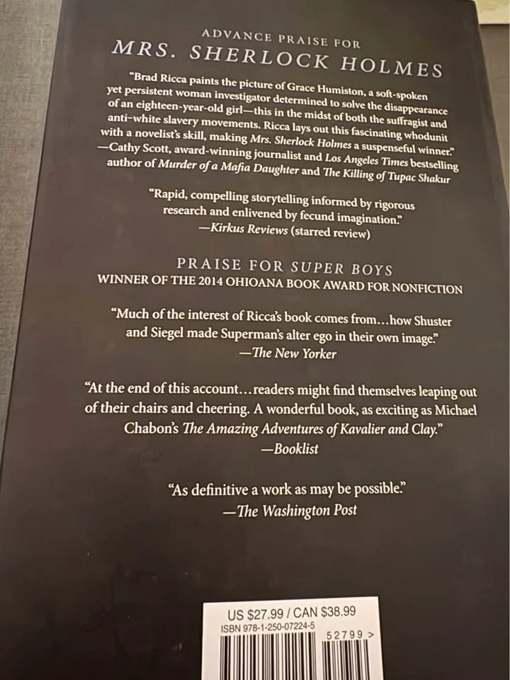 Mrs. Sherlock Holmes hardcover book - photo 2
