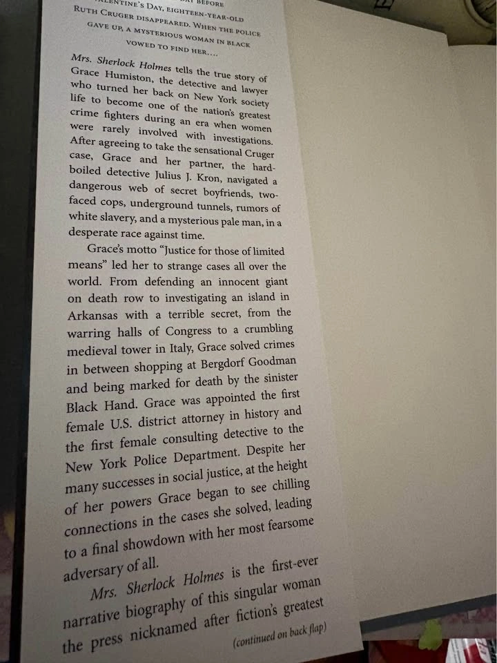 Mrs. Sherlock Holmes hardcover book - photo 3