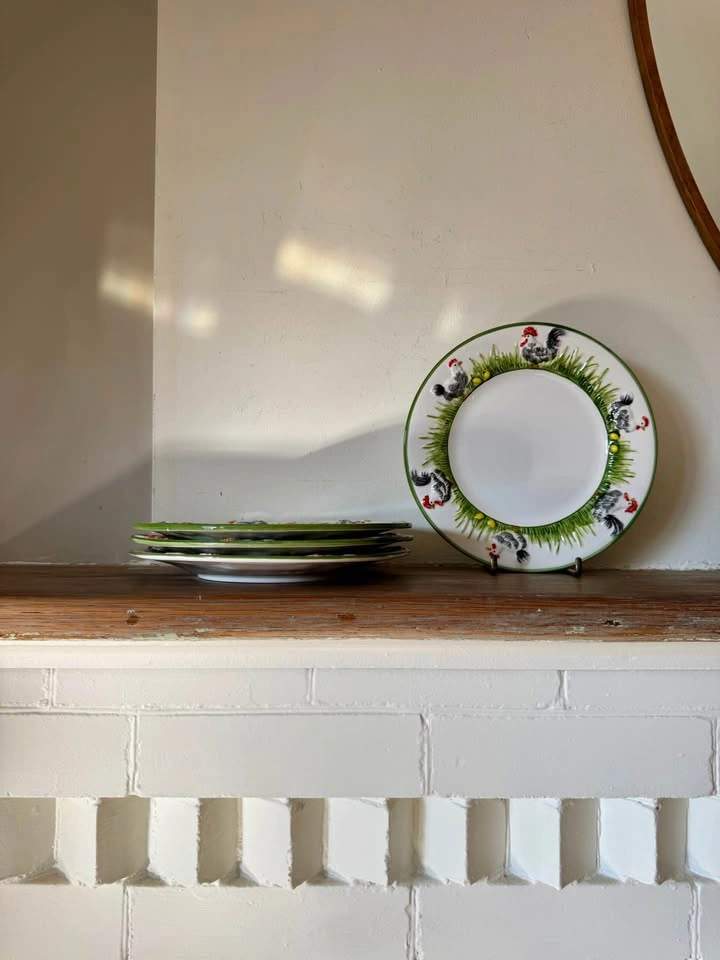 Vintage San Marco Italy Rooster Dinner Plates - Set of 4 - photo 5