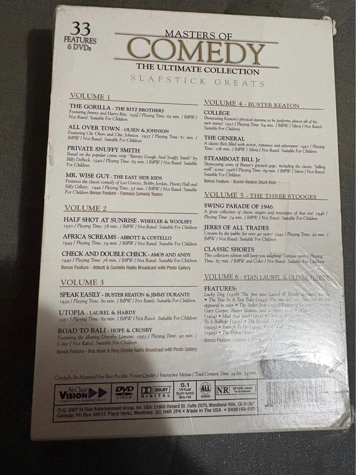 Masters of Comedy The Ultimate Collection DVD Box Set - photo 2
