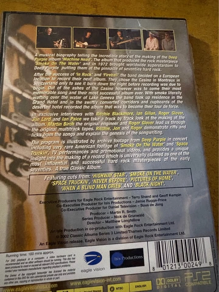 Deep purple machine head dvd - photo 2