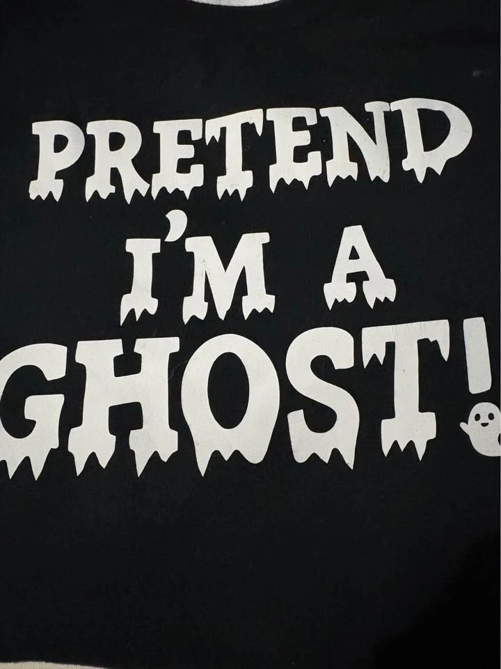 Halloween Pretend I’m a ghost T-shirt - photo 2