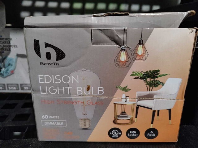 Berelli Edison Light Bulb 6 Pack