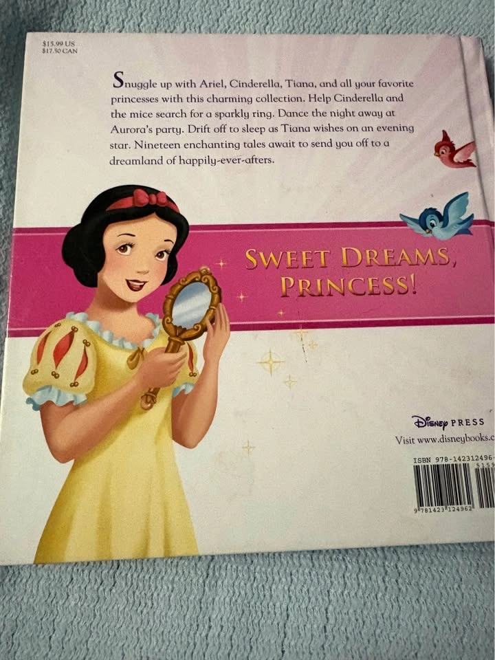 Disney princess bedtime stories hardcover book - photo 2
