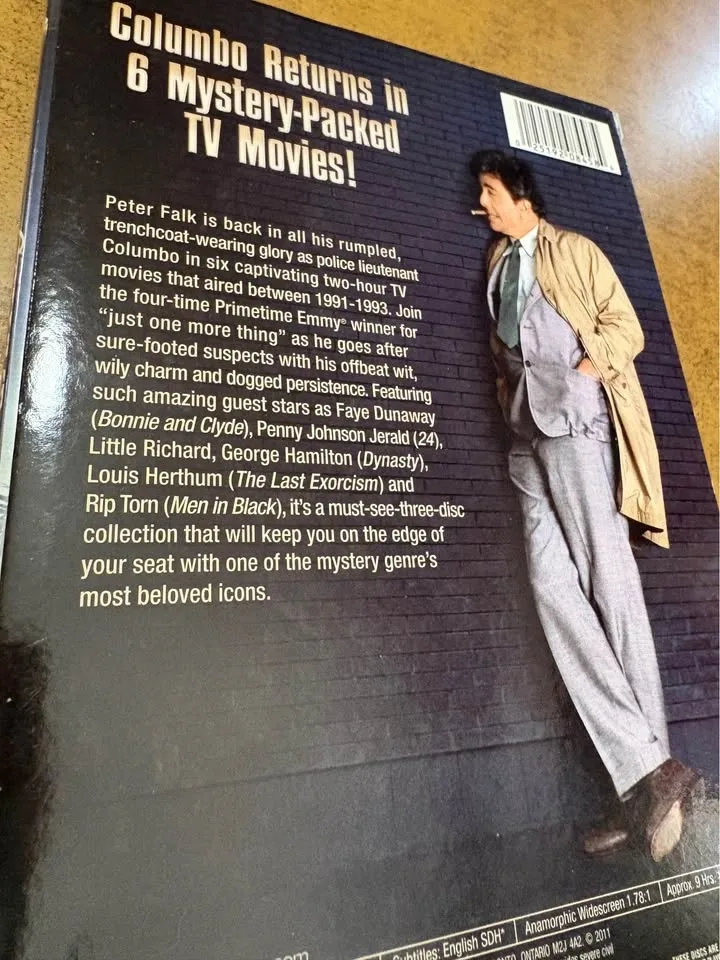 Columbo mystery movie collection DVD set - photo 4