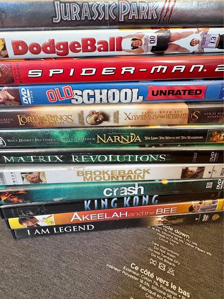 12 assorted full screen DVDs bundle price $20