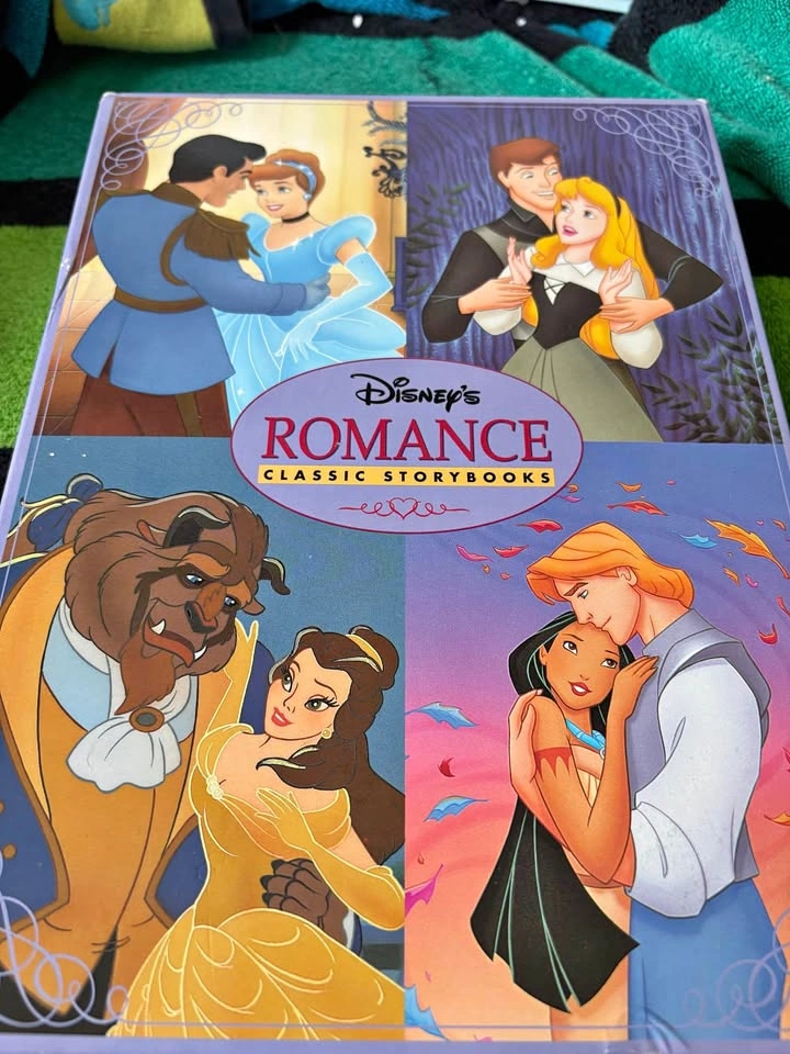 Disney Romance Classic Story Books 4-Book Hardcover Box Set