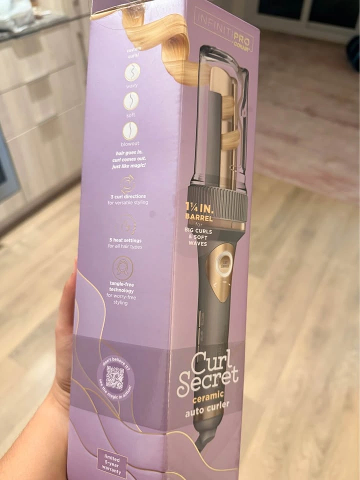 InfinitiPRO by Conair Curl Secret Automatic Hair Curler – 1¼” - photo 2