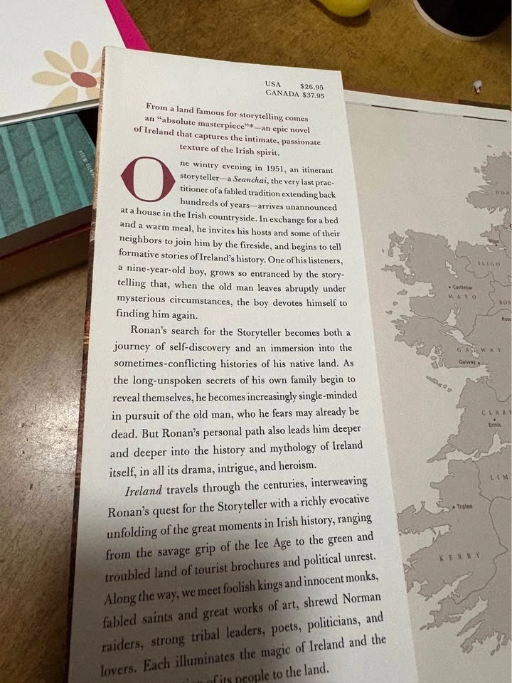 A novel Ireland by frank Delaney (hardcover book) - photo 3
