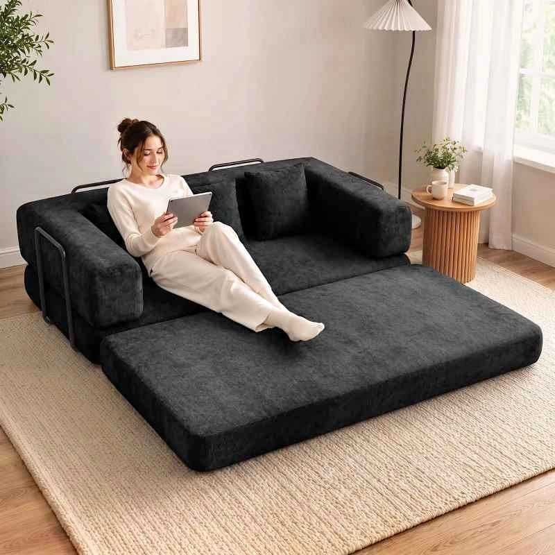 Brand New 81" Boneless 5-in-1 Convertible Sofa Bed