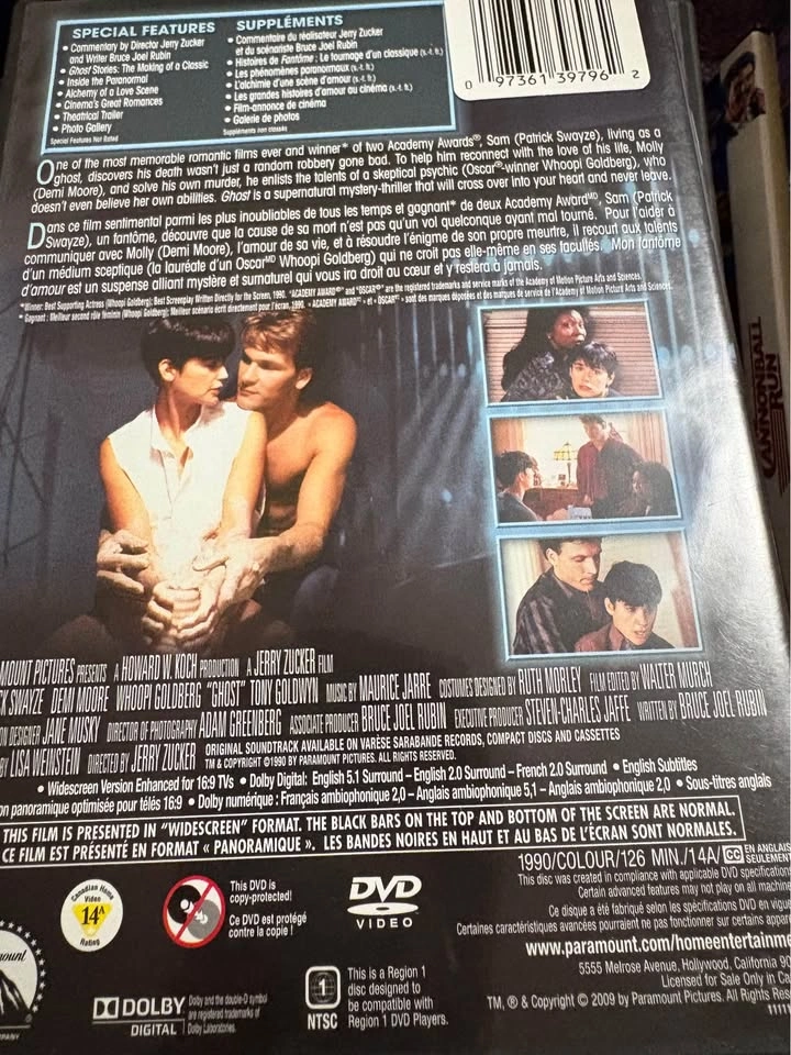 Ghost special collectors edition dvd - photo 2