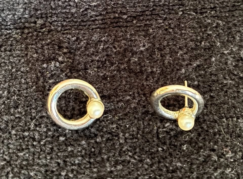 Vintage 80s/90s Earring Lot - 3 Pairs - photo 4